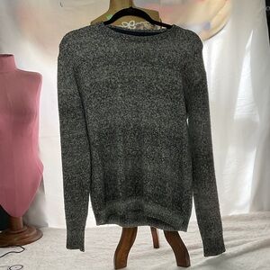 Classic Men's Crewneck Sweater - Charcoal Gray